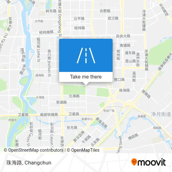 珠海路 map