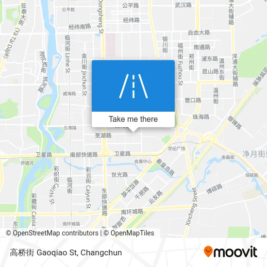 高桥街 Gaoqiao St map