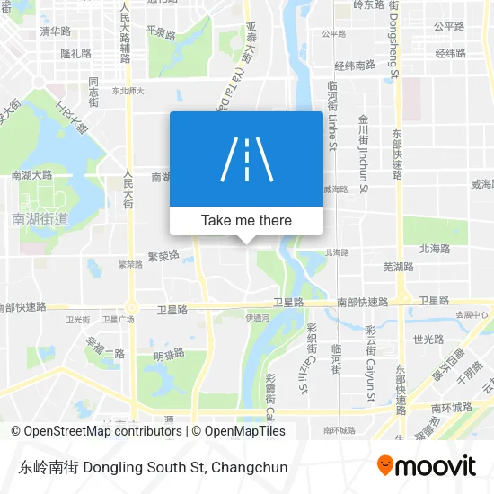 东岭南街 Dongling South St map