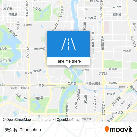 繁荣桥 map