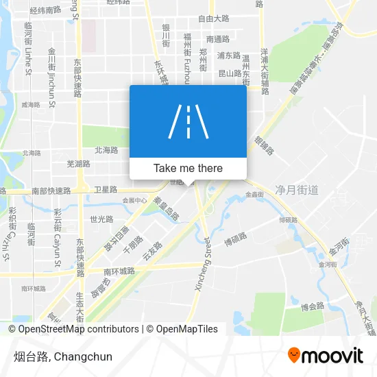 烟台路 map