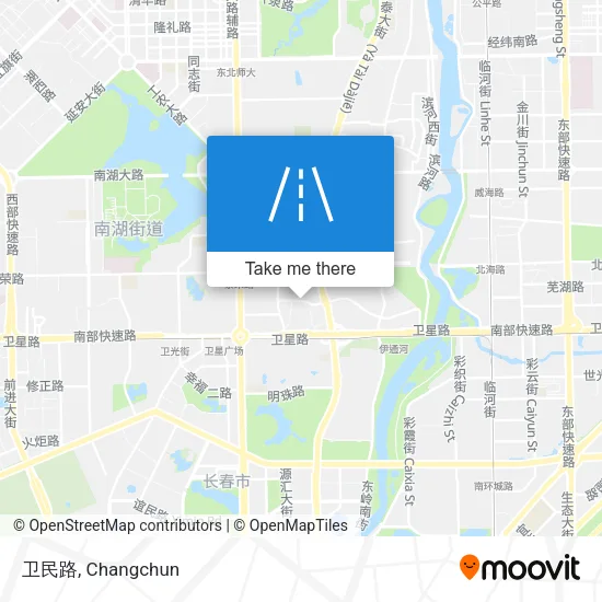 卫民路 map