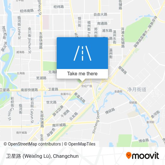 卫星路 (Wèixīng Lù) map