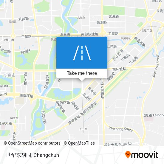 世华东胡同 map