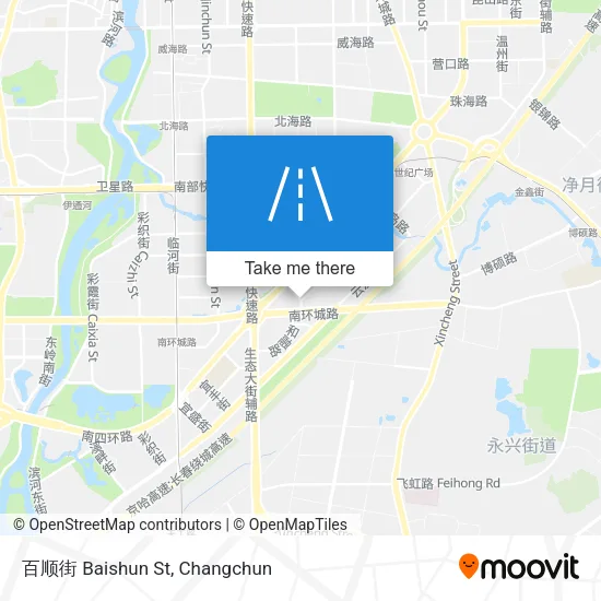 百顺街 Baishun St map