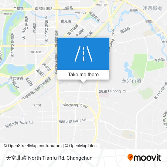 天富北路 North Tianfu Rd map
