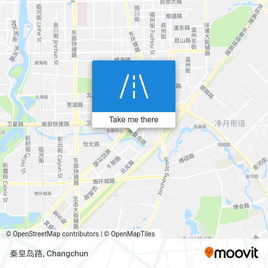 秦皇岛路 map