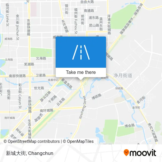 新城大街 map