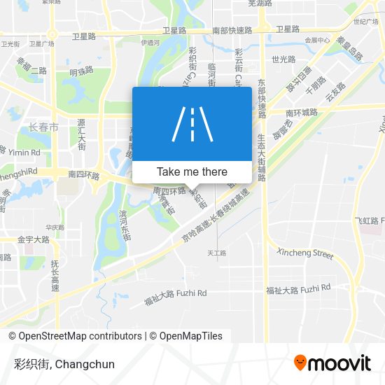 彩织街 map