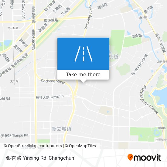 银杏路 Yinxing Rd map