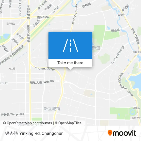 银杏路 Yinxing Rd map