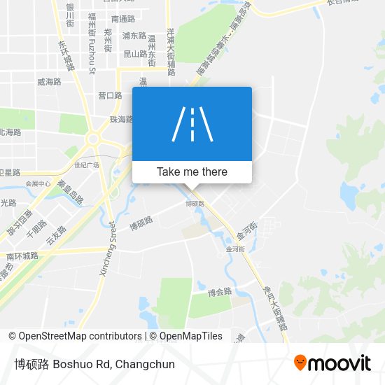博硕路 Boshuo Rd map