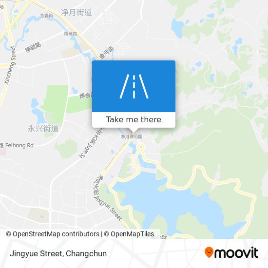 Jingyue Street map