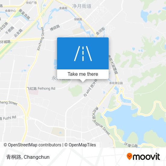 青桐路 map