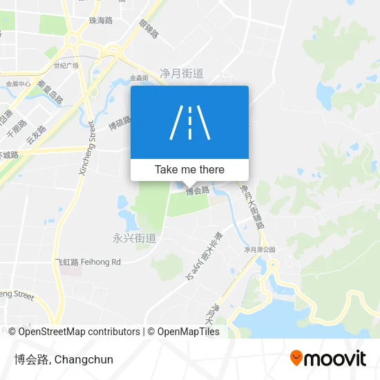 博会路 map