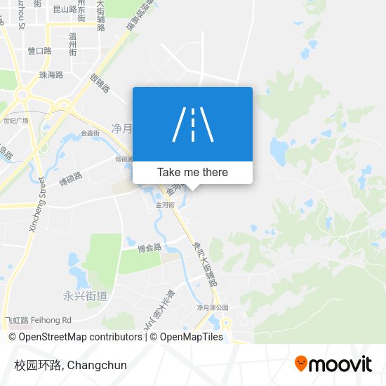 校园环路 map
