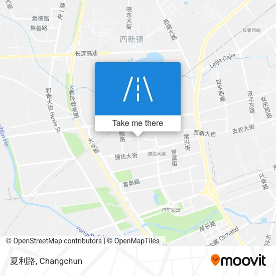 夏利路 map