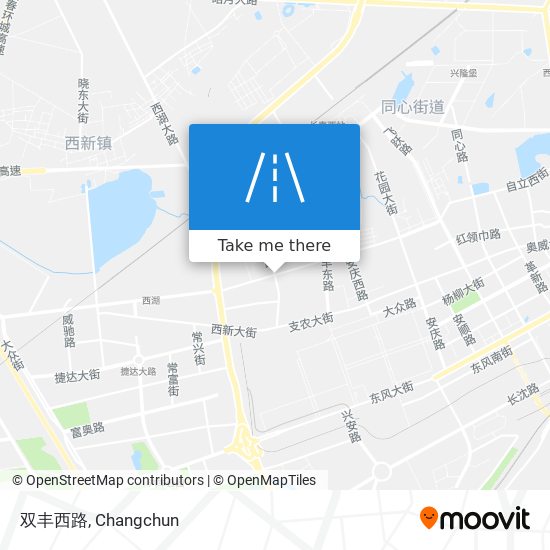 双丰西路 map