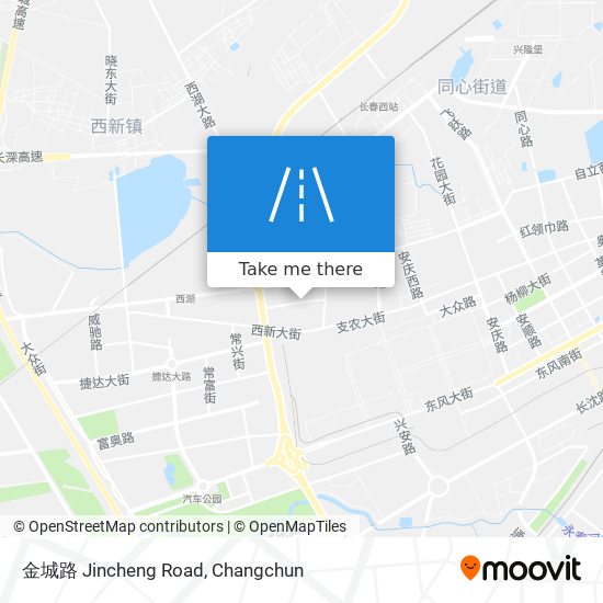 金城路 Jincheng Road map