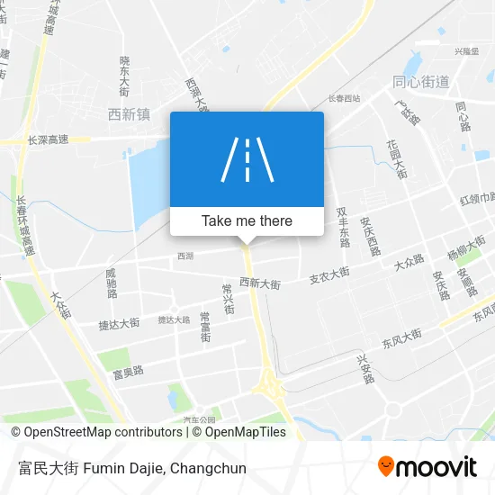 富民大街 Fumin Dajie map