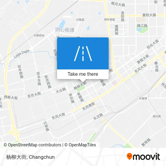 杨柳大街 map