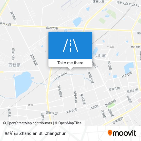 站前街 Zhanqian St map