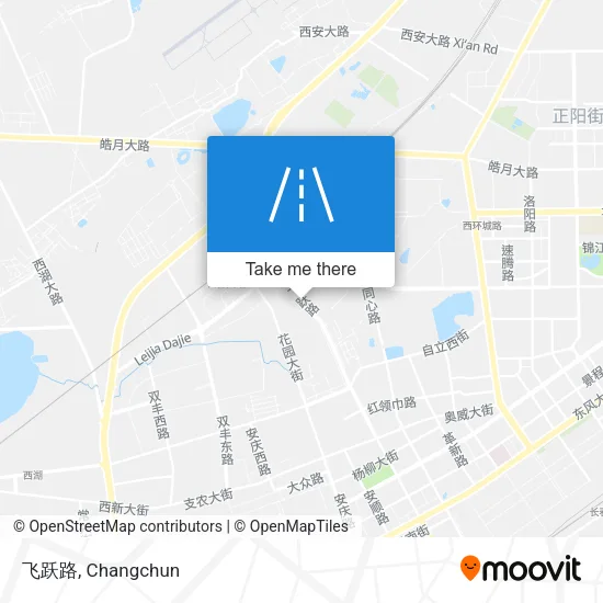 飞跃路 map