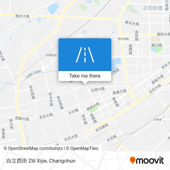 自立西街 Zili Xijie map