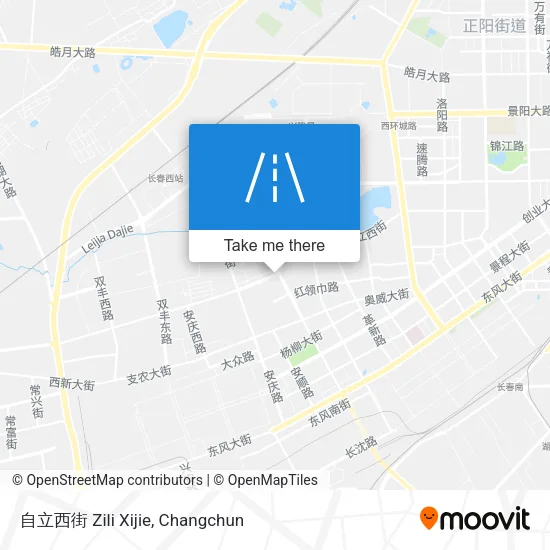 自立西街 Zili Xijie map