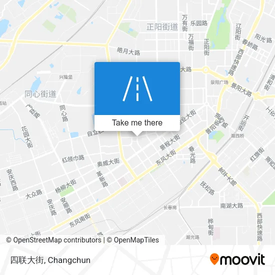 四联大街 map