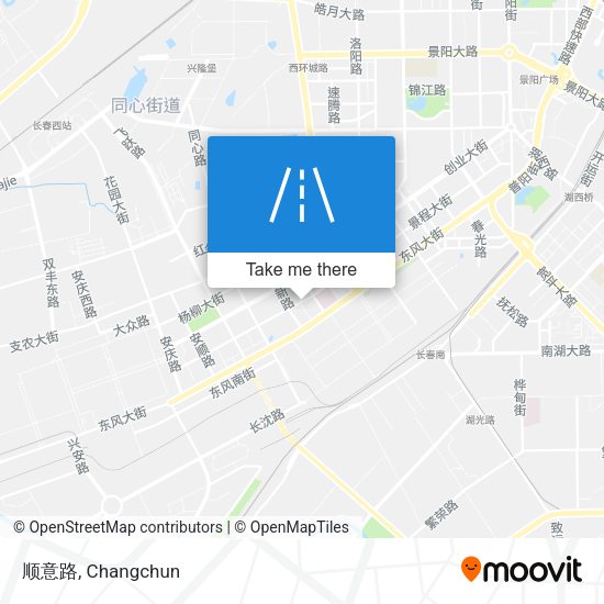 顺意路 map