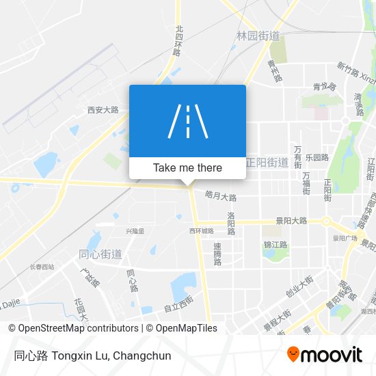 同心路 Tongxin Lu map