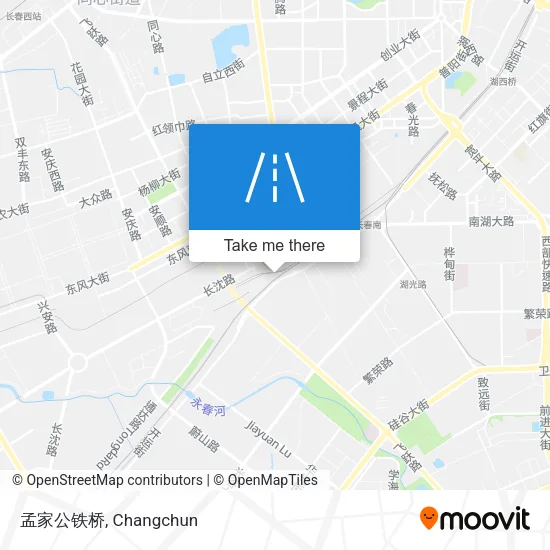 孟家公铁桥 map