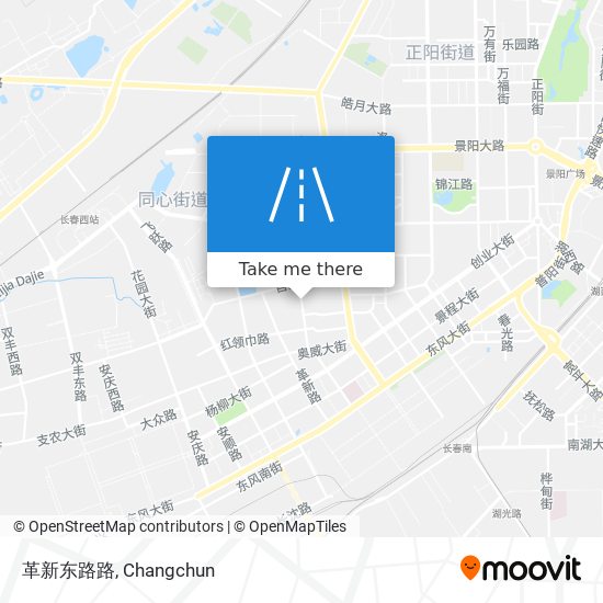 革新东路路 map