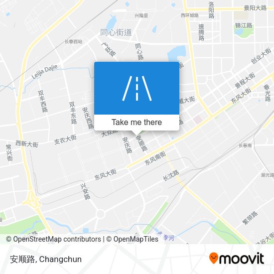 安顺路 map
