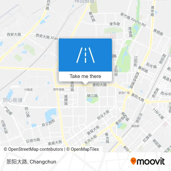 景阳大路 map