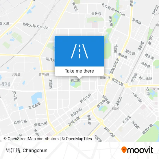 锦江路 map
