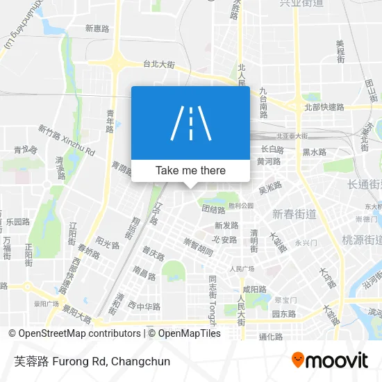 芙蓉路 Furong Rd map