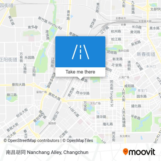 南昌胡同 Nanchang Alley map