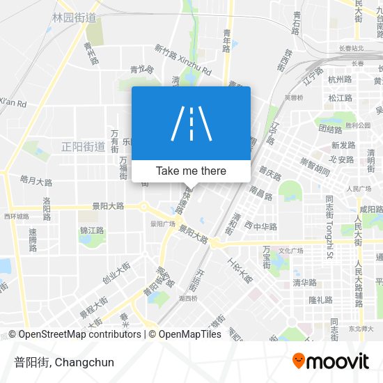 普阳街 map