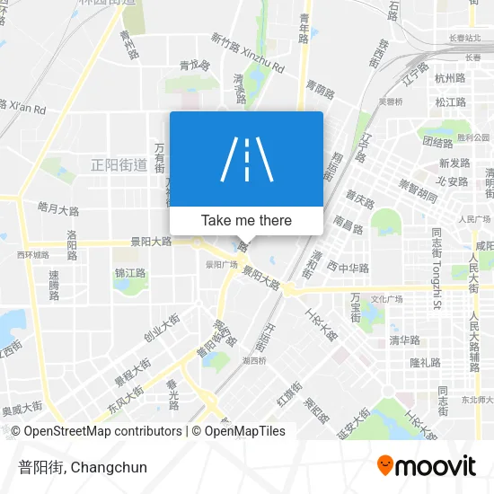 普阳街 map