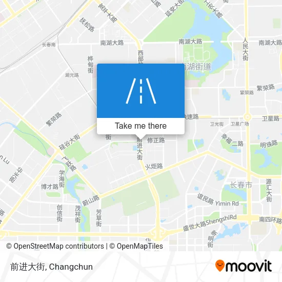 前进大街 map