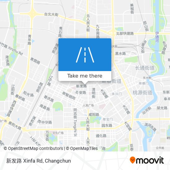 新发路 Xinfa Rd map