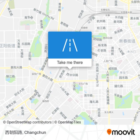西朝阳路 map