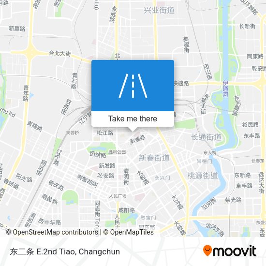 东二条 E.2nd Tiao map