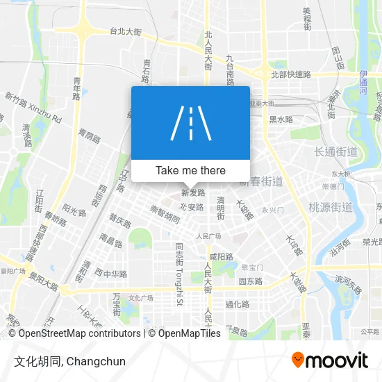 文化胡同 map