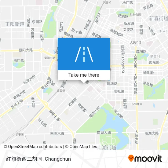 红旗街西二胡同 map