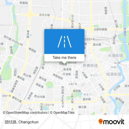 团结路 map