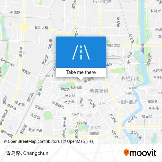 青岛路 map