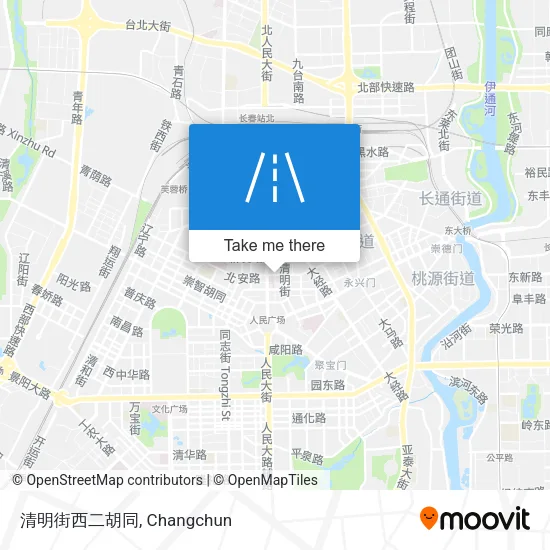清明街西二胡同 map